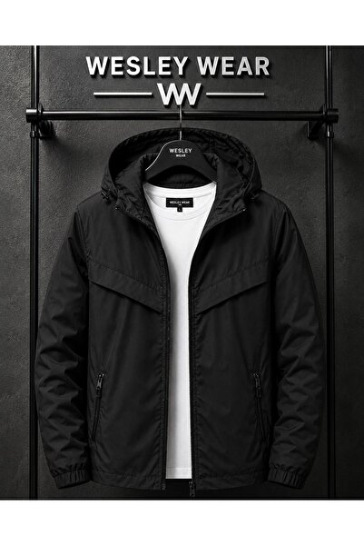 wesley wear معطف واق من المطر عالي الجودة من الموسم الجديد، مقاوم للماء والرياح