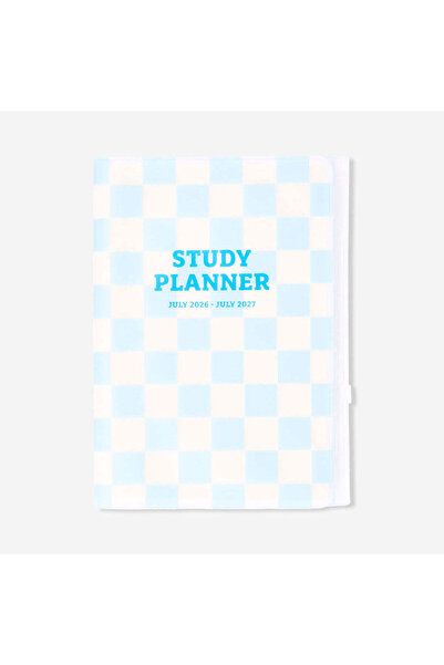Flying Tiger Copenhagen Kareli Fermuarlı Çalışma Planlayıcı Defter
