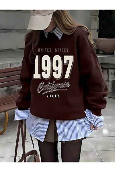 New Shine California 1997 Printed Women's Sweatshirt