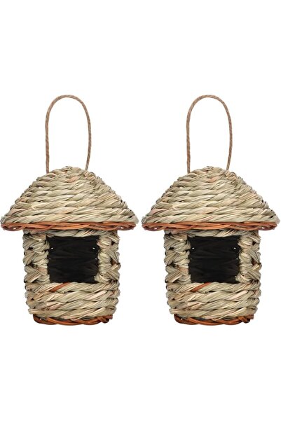 Generic Hummingbird Houses for Outside Hanging, Natural Grass Hanging Bird Hu...