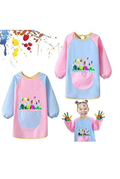 Generic Kids Art Aprons, 2 Pcs Waterproof Long Sleeve Children Painting Smock...