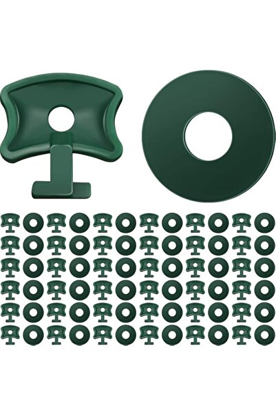 Generic Twist Clips and Washers repeated use for Aluminium Greenhouse Extende...