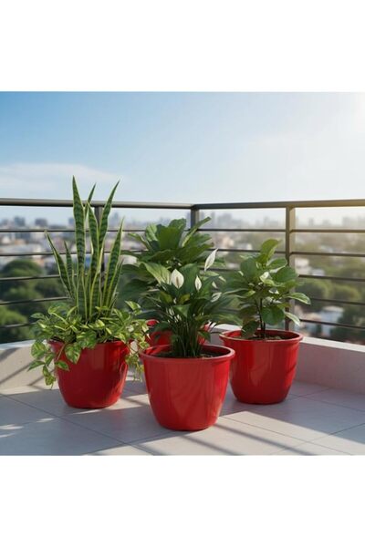 Generic Go Hooked Plastic Duro Flower Pot for Gardening, Indoor/Outdoor Plant...
