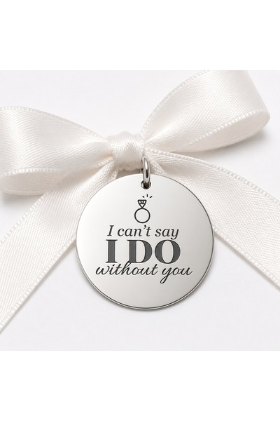 Simoshop Bănuț Nuntă din Argint 925 „I can’t say I DO without you" – Cerere D...