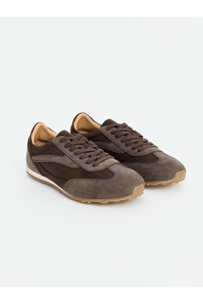 LC Waikiki Lcw Steps Brown Suede Men's Sports Shoes