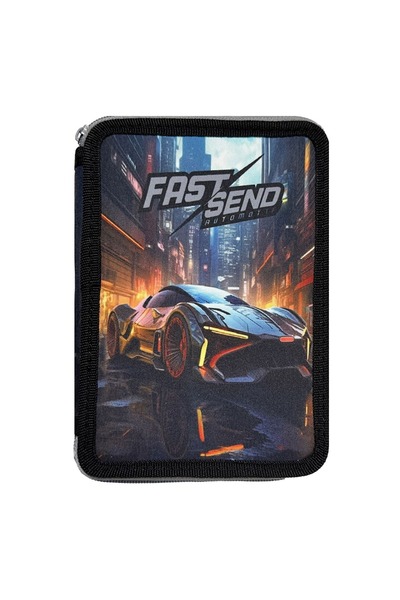 OEM Penar Mașină de Curse Fast Send 15x4x20cm Negru