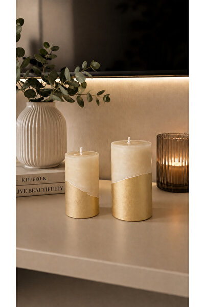BalibeeCandle BalibeecandleHandmade 2li dekoratif mum seti