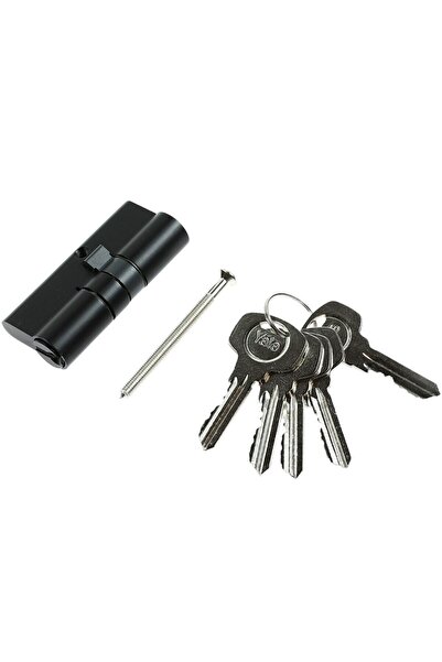 OEM Патрон за ключалка Yale 600, месингов, черен, 5 ключа, 30 x 40 мм