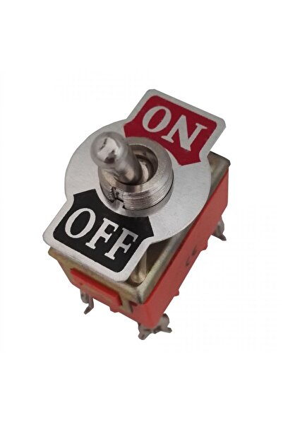 OEM Adeleq 02-548 on/off wired switch, recessed, red with black