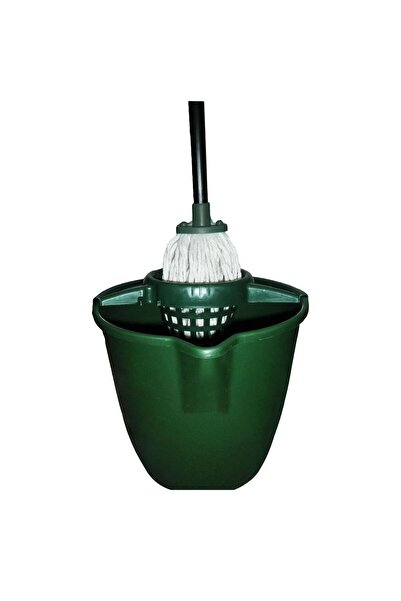 OEM Mop + galeata din plastic + coada metalica + storcator Kassa, verde