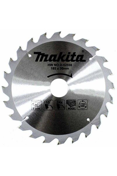 OEM Δίσκος κυκλικού πριονιού, για ξύλο, Makita D-52598, 185 x 30 x 1.4 χιλ.