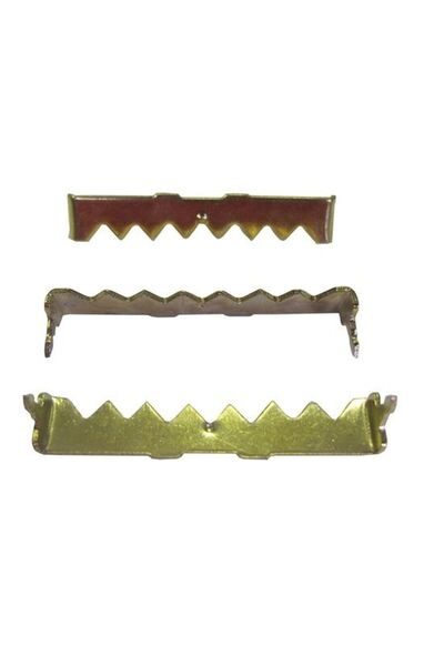 OEM Agatatori cu dinti, pentru tablou, otel, zincat auriu, 45 x 5 mm + cuie, ...