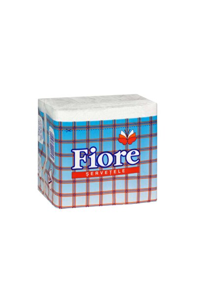 OEM Servetele de masa Fiore, alb, 1 strat, 25 x 25 cm, 100 buc / pachet