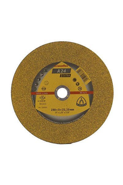 OEM Disc debitare metal, Klingspor A 24 Extra, 230 x 22.23 x 3 mm