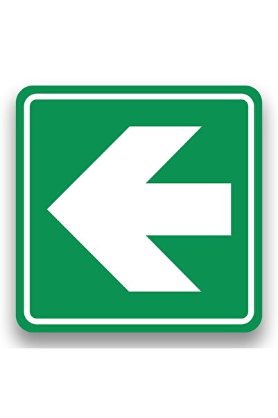 OEM Direction sign, PVC, 15 x 15 cm