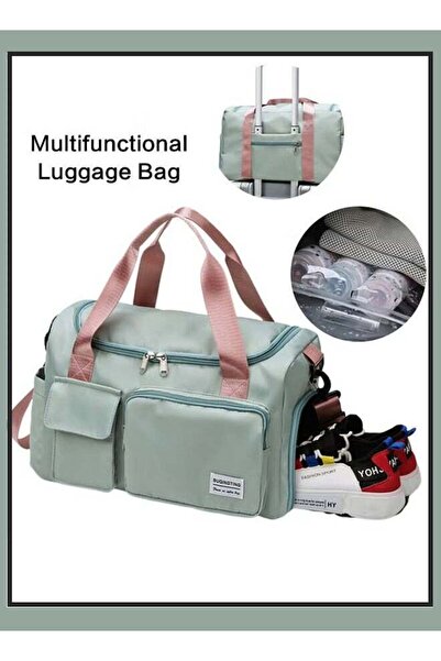 Arabest Women's Sports Duffle Bag,Wet Pocket & Shoe Compartment,Overnight Wee...