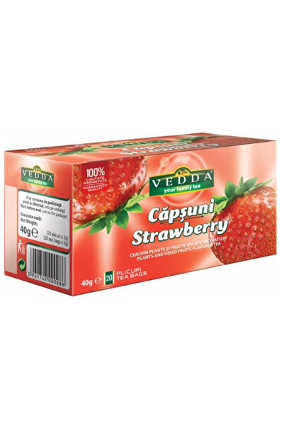 Vedda Strawberry Tea, 20 sachets