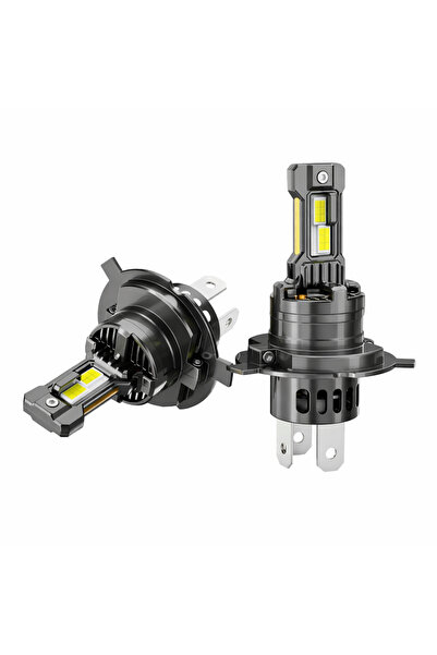 AUTOREY Set of 2 Premium LED Bulbs H4 20000LM 4300K 35W 12V-24V Plug & Play W...