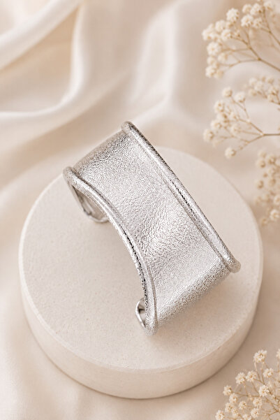 GLİTHE.CO Brand Model Gold Thick Handcuff Bracelet Adjustable