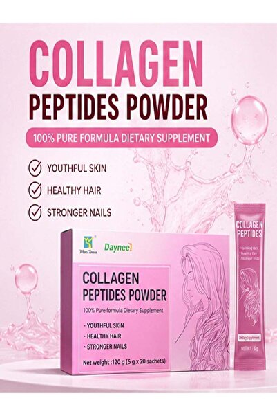 Wins Town Collagen Peptides Powder 6g x 20 Sachets 100% Pure Hydrolyzed Colla...