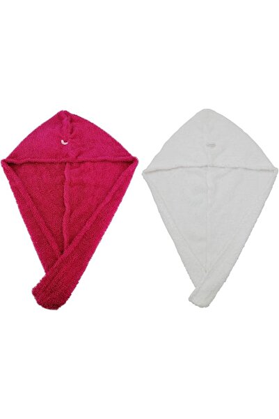 Lushh 2-Piece Turban Wrap 100% Cotton Hair Towel Wrap for Showering Magic Hai...
