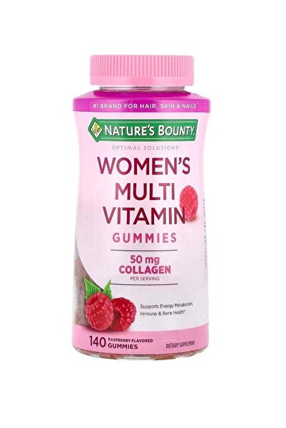 Nature's Bounty حلات فيتامينات متعددة للنساء بنكهة التوت من أوبتيمال سوليوشنز...