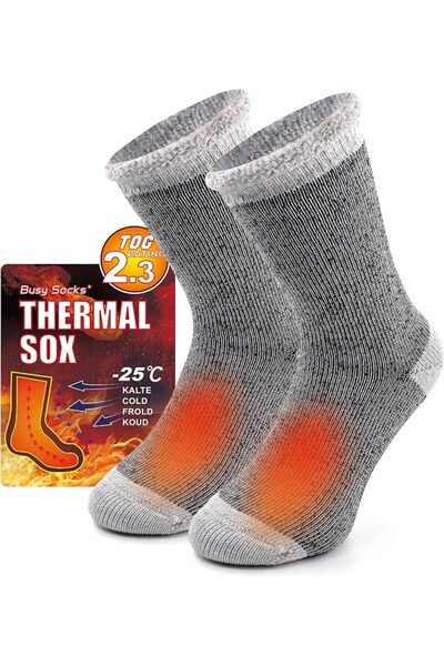 GENERAL Winter Thermal Heating Socks for Men and Women, Boosi Socks Extra Thi...