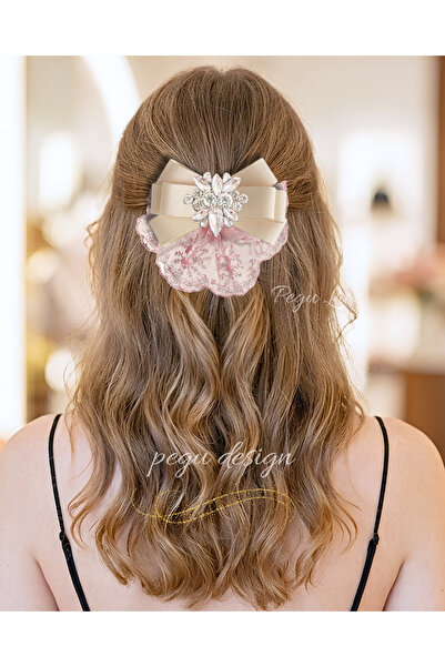 pegu baby collection Pegu Royale Lux Κλιπ μαλλιών με σχέδιο κόκαλου, για σχολ...