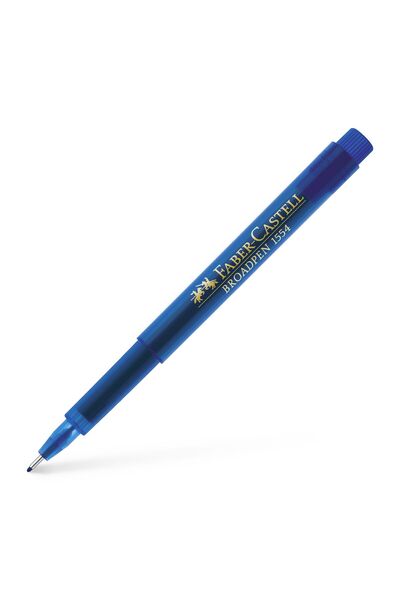 Faber Castell Liner 0.8mm albastru broadpen 1554 faber-castell