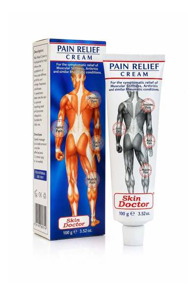 Skin Doctor Pain Relief Cream for Muscle & Joint Aches, 100g