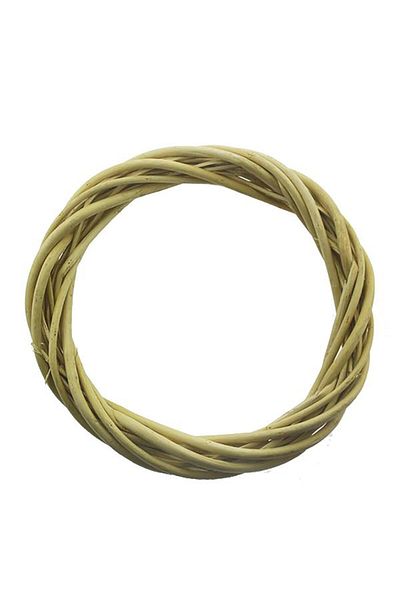 mutlu adım 25cm Door Ornament Wreath Natural Wood