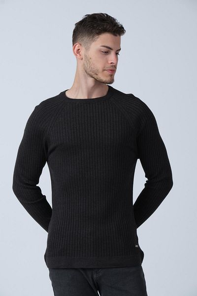ALEXANDERGARDI Φούτερ με ραβδώσεις με λαιμόκοψη (E20- 510700 )