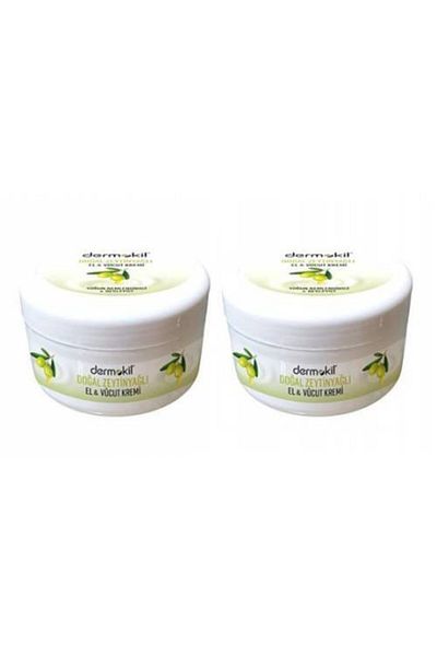 Dermokil 220ml x 2 Natural Olive Oil Hand Cream