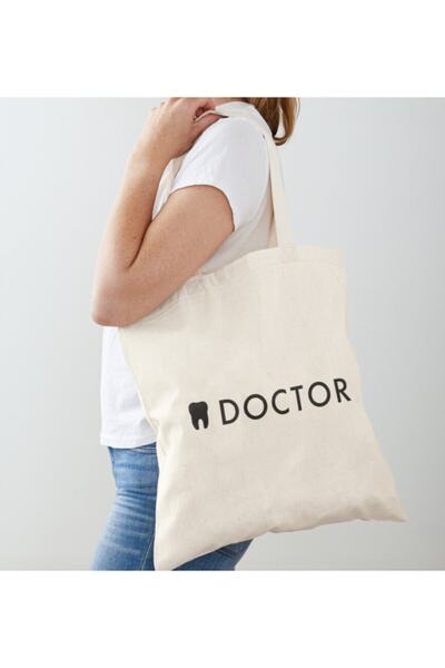 Atölye Semperra Doctor - Dentist Designed Raw Cloth Shoulder Bag