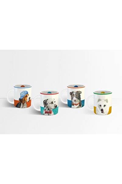 Fern&Co. Alexis Collection 4-Piece Mug Set