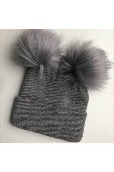 DHN قبعة أطفال تريكو - تصميم بوم بوم