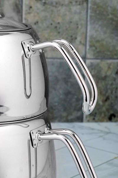Cooker Lara Family Size Steel Teapot Set Ckr2617