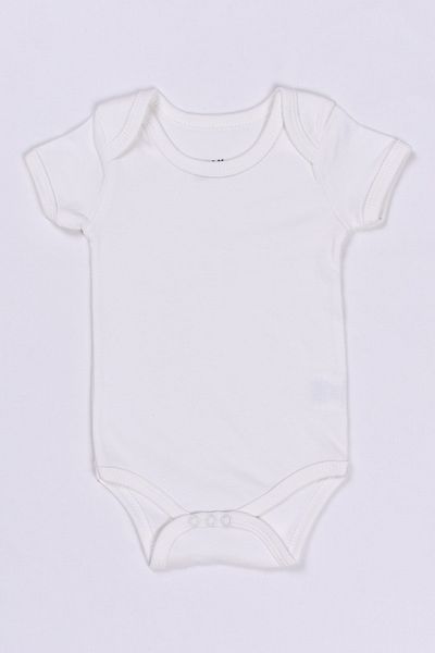Alingo Cotton Unisex Baby Short Sleeve Bodysuit