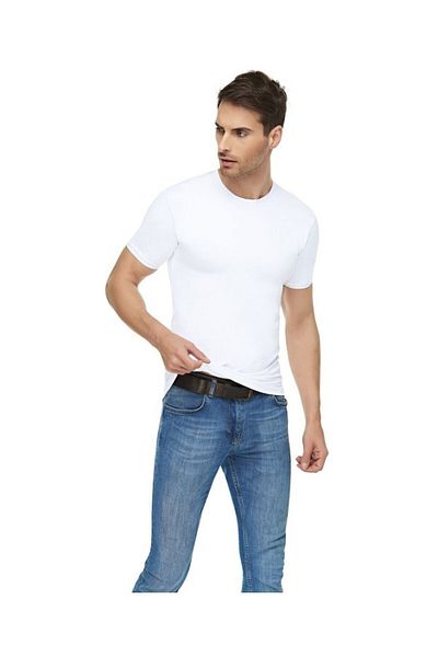 chulfa Tutku Elit Men's White Elastane 0 Collar Bady 6-Pack