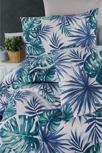 Mulberry Set Husa Dubla Verde Ranforce Cotton Blue 200x220