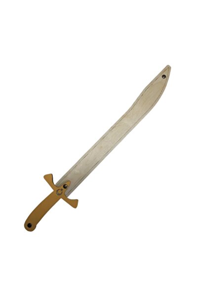 Ahtek Yellow Special Design Wooden Toy Scabbard Sword