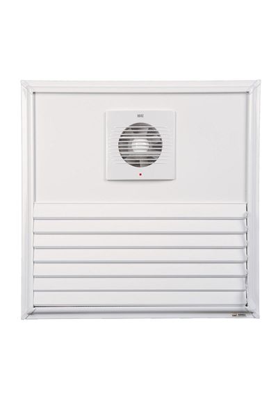 kadıoğlu menfez sineklik 60X40 Aluminum Surface Bonding Grille with Aspirator (Ventilation - Fan)