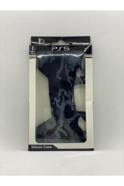 zore Ps5 Silicon Case Gri Kamuflaj