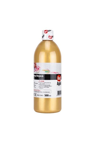 Genel Markalar Yaldız Kumaş Boyası 500 ml. METALİK ALTIN