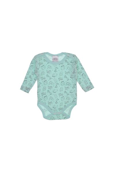NAR TEKSTİL Elephant Printed Snap Badi
