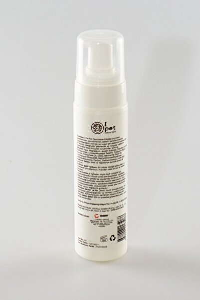 Genel Markalar Bioline Dog Paw Cleaning Foam - 150ml Orange Scented with Built-in Brush for Clean & Healthy Paws