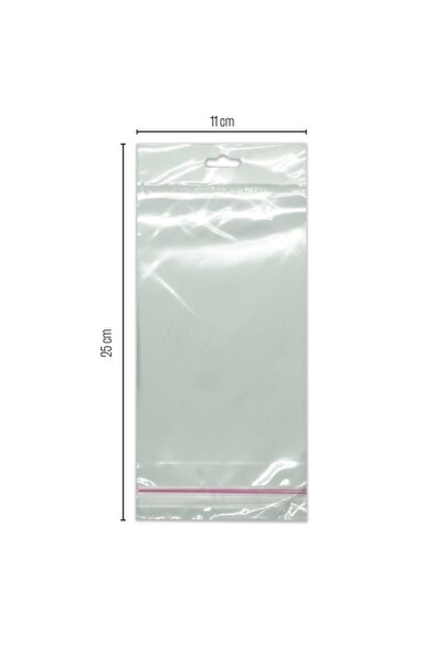 paketlemetezgahı 11*25 Sedefli Askılı (askı Kısmı Beyaz) Bantlı Opp (parlak-ş...