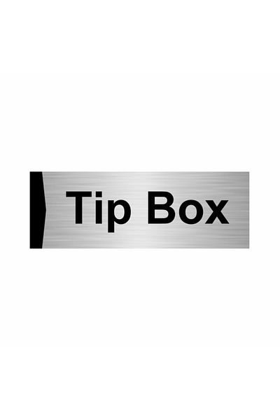 Özarslan Dizayn لوح توجيه معدني فضي اللون مقاس 5 × 20 سم من Tipbox