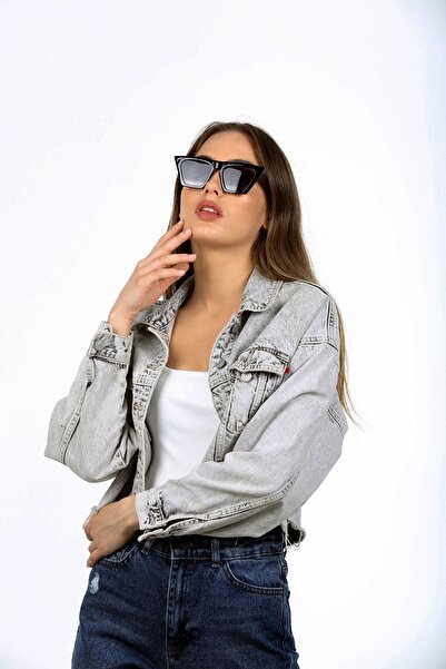 JULIANO Black Cat Eye Women's Sunglasses