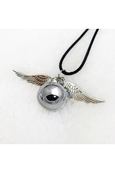 DÜKKAN DESİGN Harry Potter Ipli Snitch Kolye (gümüş Renk)